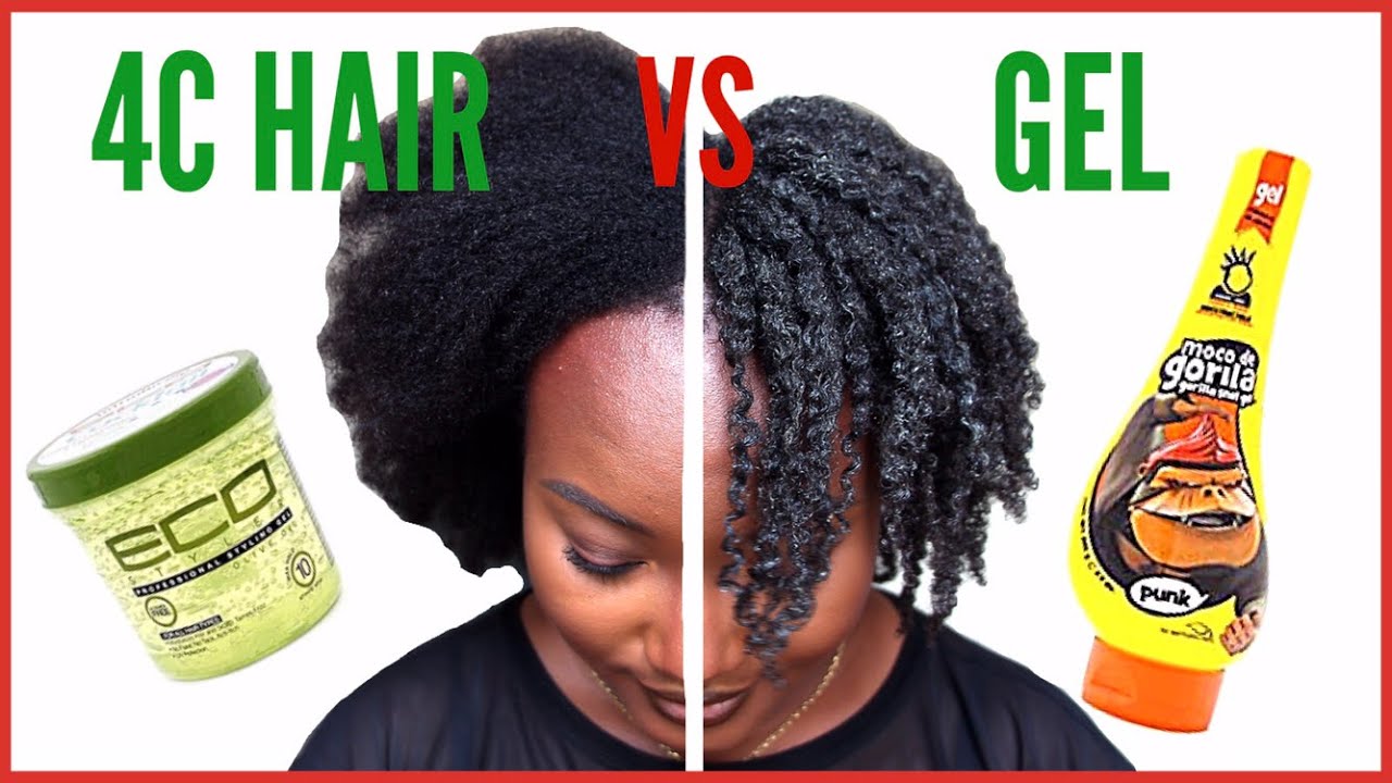 4C НАТУРАЛЬНЫЕ ВОЛОСЫ против ECO STYLER GEL и GORILA SNOT GEL // ГАНСКИЙ ЮТУБЕР