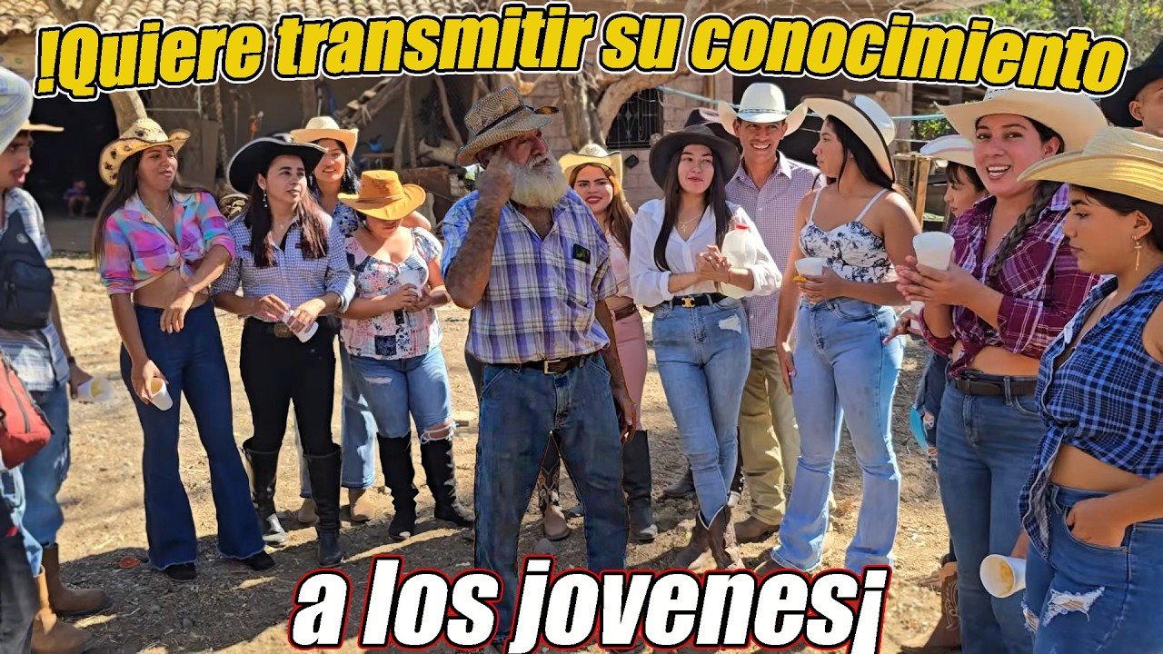 A esto se dedican los Padres de esta vaquera.
