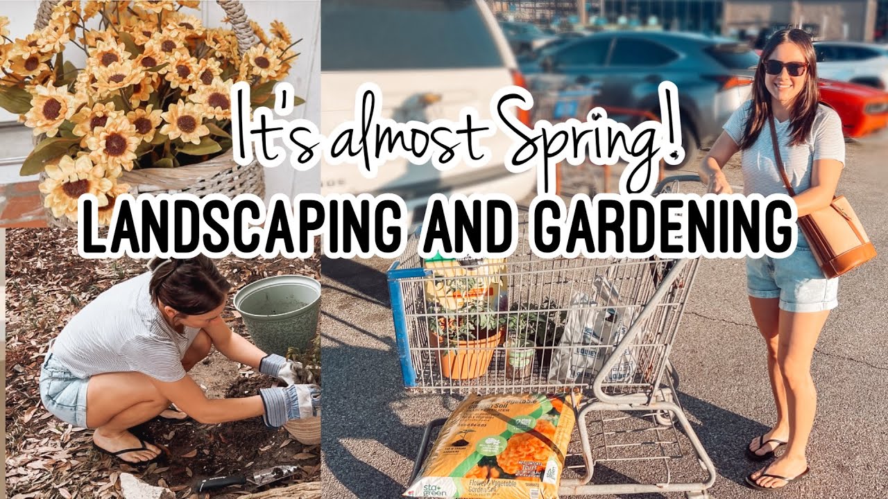 OUTDOOR SPRING DECOR AND LANDSCAPING IDEAS / MINI GARDEN