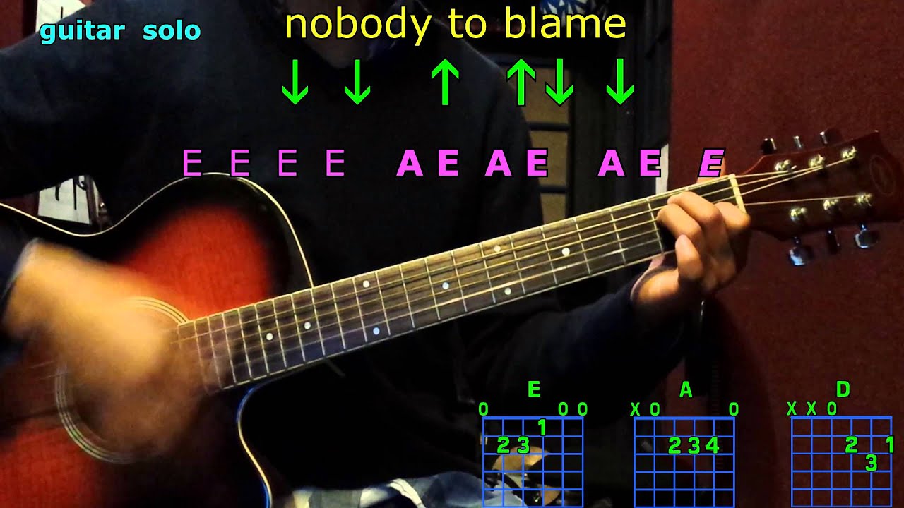 Nobody to blame chris stapleton guitar chords