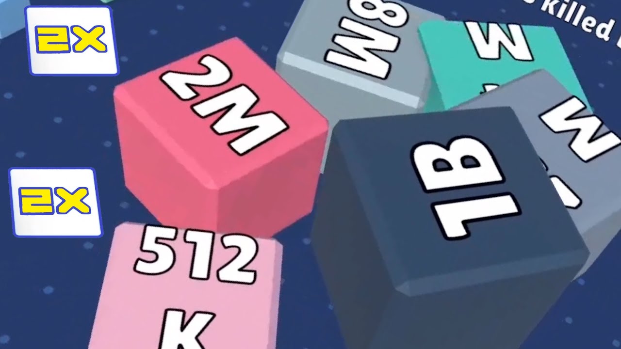 Cubes 2048.io Game HARD MODE🎲 How to play 🎲 Gameplay