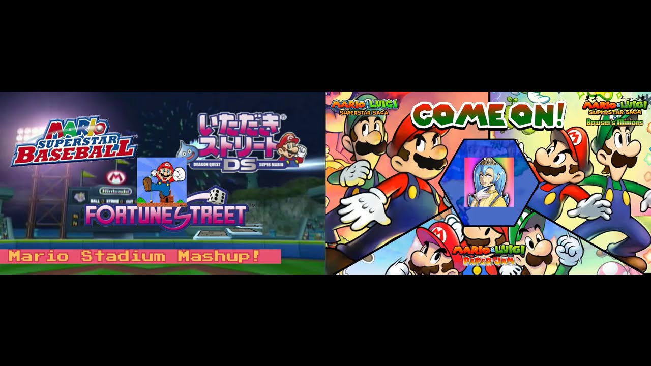 Mario Superstar Baseball/Superstar Saga Mashup, Featuring Mashups from Mayro and Croco 64!