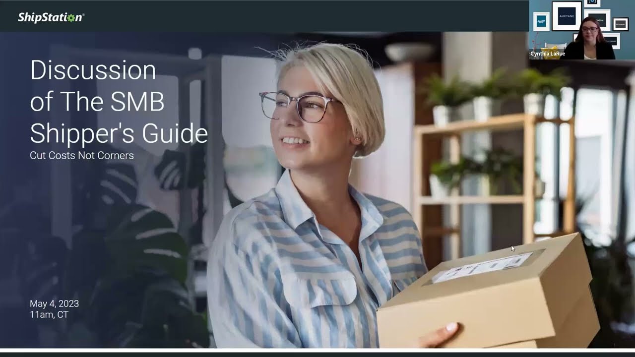 SMB Shipper's Guide Webinar - May 4th, 2023