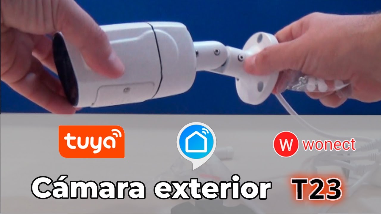 ✅ Cámara IP exterior con sonido ✅ Muy completa ✅ Compatible Smart Life ✅ Wonect T23 ✅ Tuya Smart