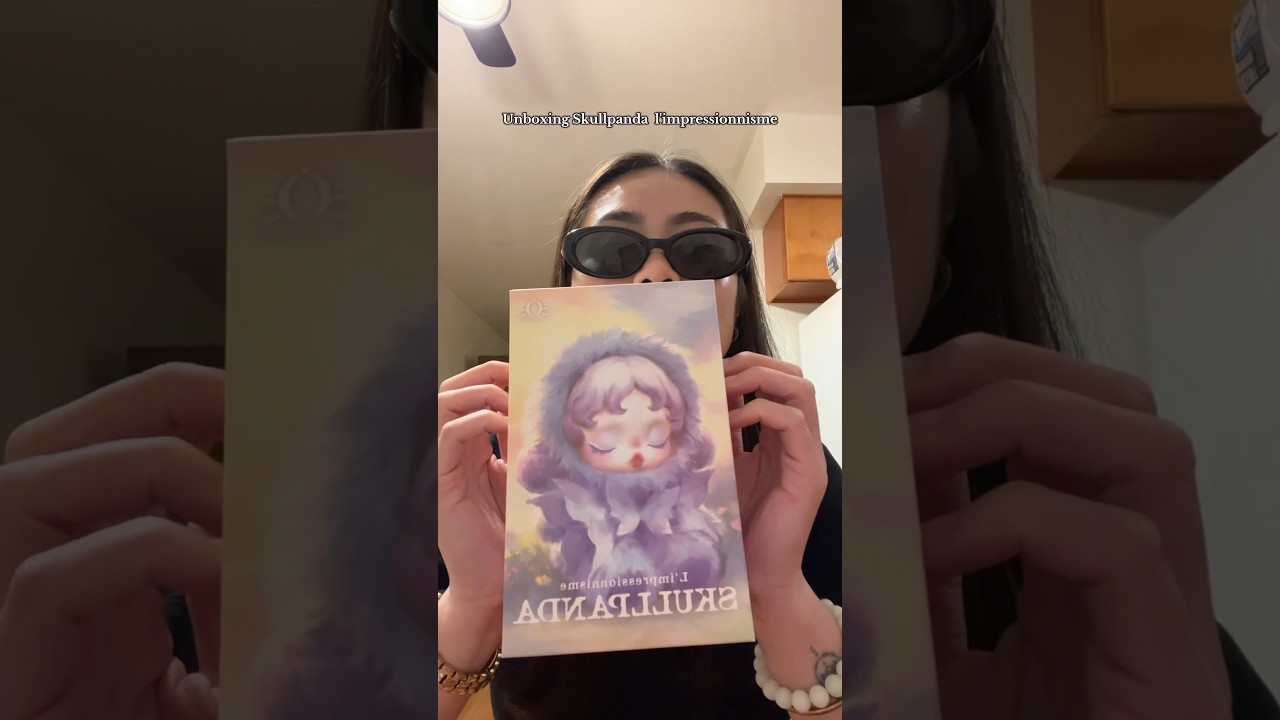 Unboxing Skullpanda l'impressionnisme ​⁠@POPMARTOFFICIAL #skullpanda #skullpandablindbox #popmart