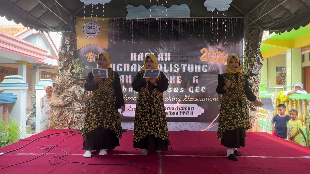 Puisi 3 bahasa | Haflah Program Calistung dan Milad ke 6 GEC | Viral 