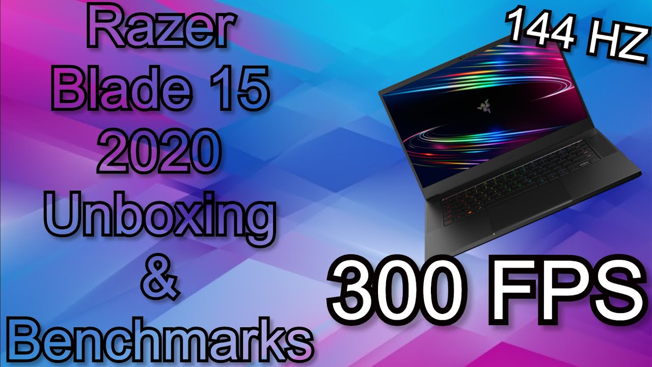 Razer Blade 15 2020 Unboxing & Fortnite Benchmarks (RTX 2060 & i7-10750H)