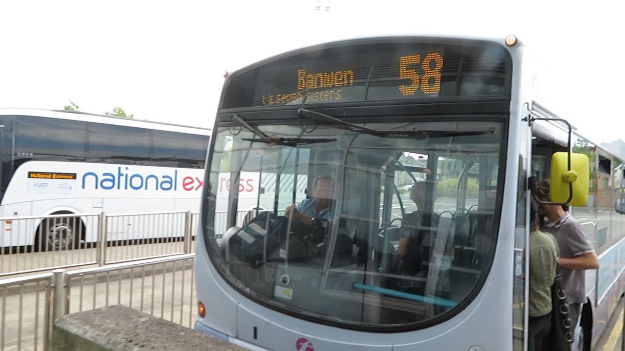 Neath to Banwen Swansea Wales by Bus - 2018