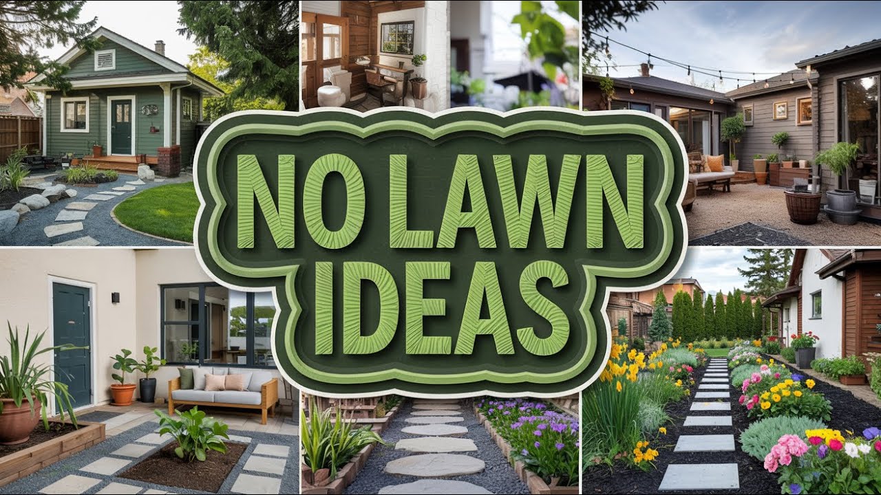 No Grass, No Problem! 150+ Low Cost Ideas for a Beautiful, Lawn Free Yard
