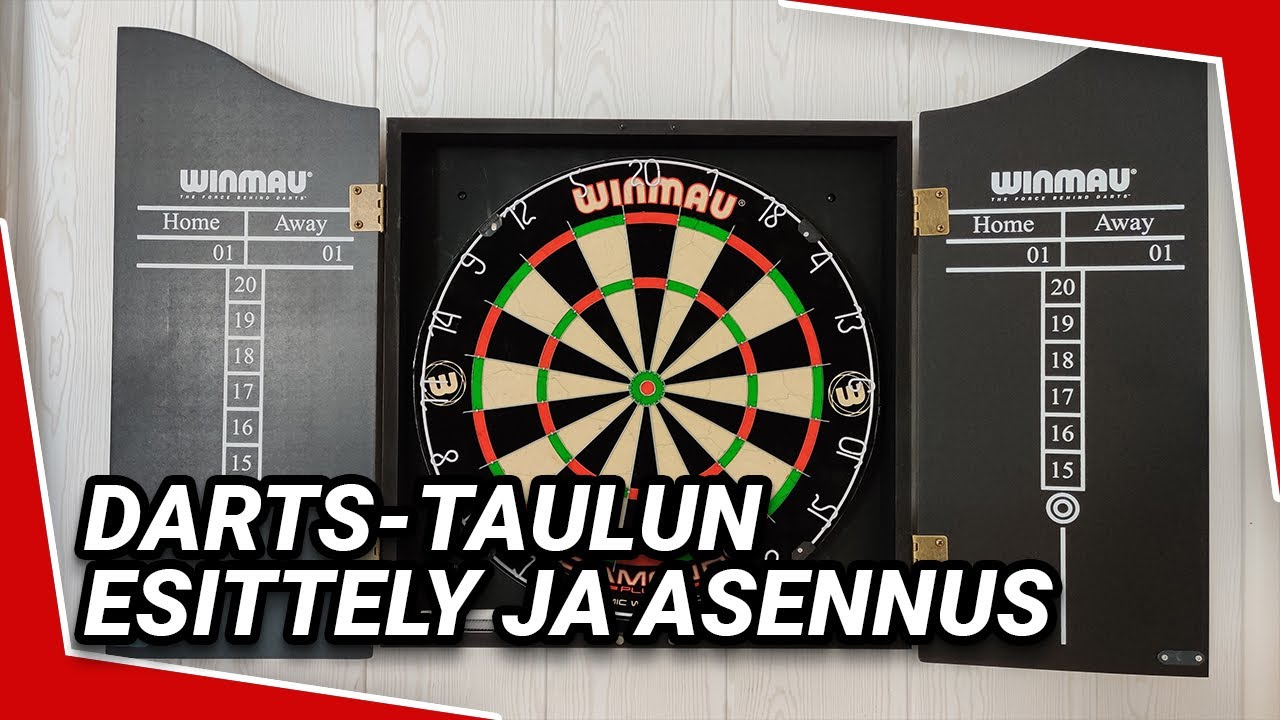 Man cave -päivitys: darts-taulu