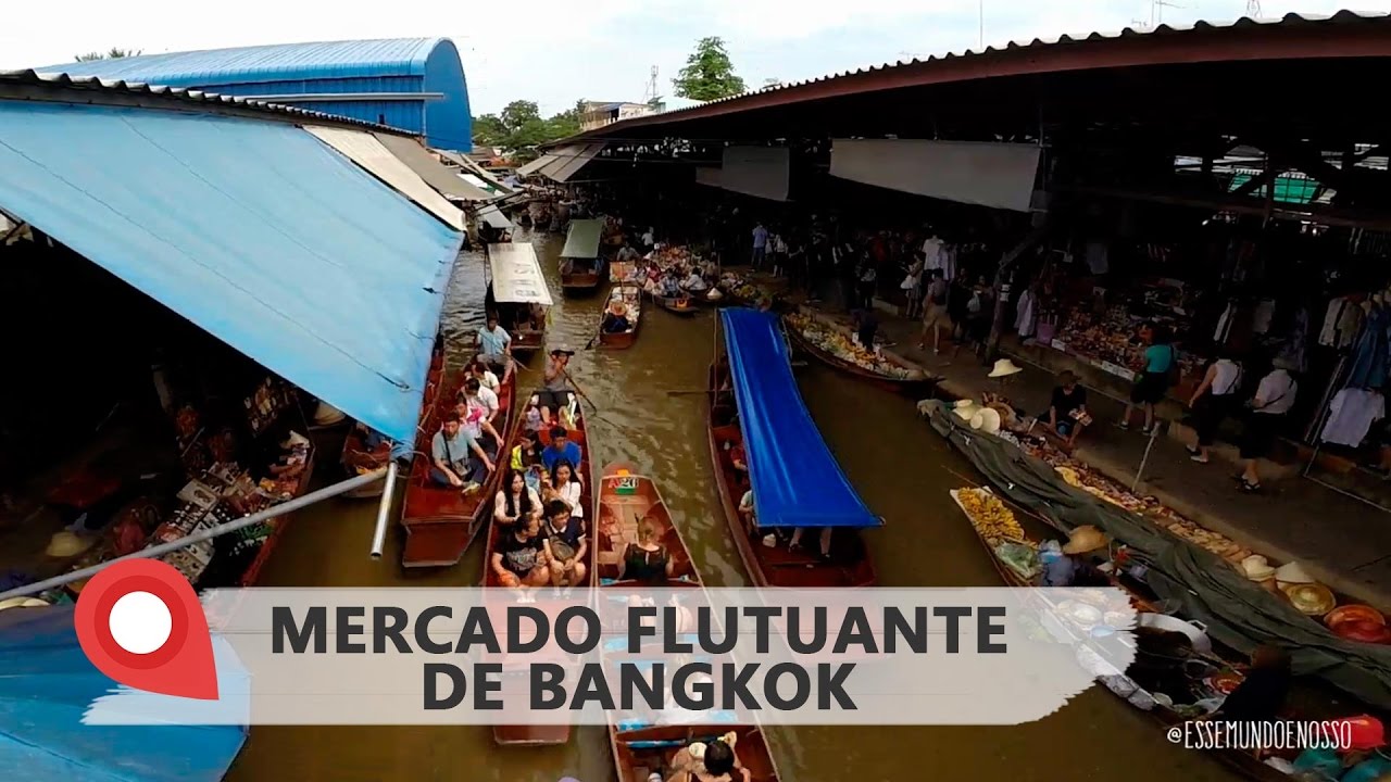Mercado Flutuante de Bangkok - Floating Market Bangkok