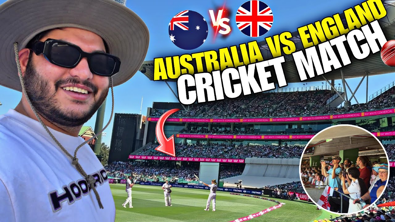 Australia vs England Live Match at SCG 🏏 | Stadium Experience & Vlog Australia #australiavsengland