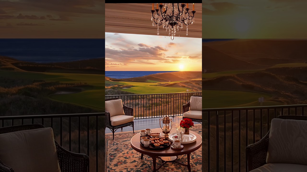 Golfing Paradise Ambience at Sunset - Golf, Sunsets, Mystic Shores Ambience, Relax, Sleep, Study