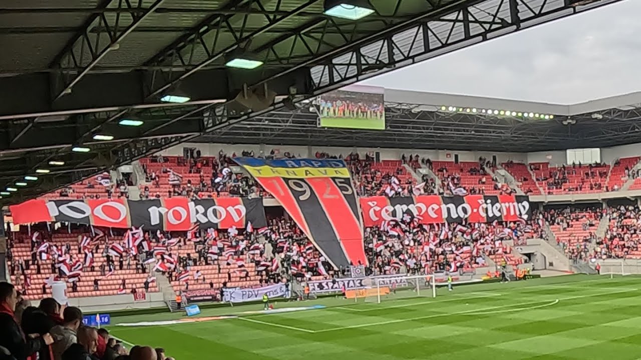 🔴⚫Il Silenzio  🔴choreo⚫Spartak Trnava - MŠK Žilina ⚽️