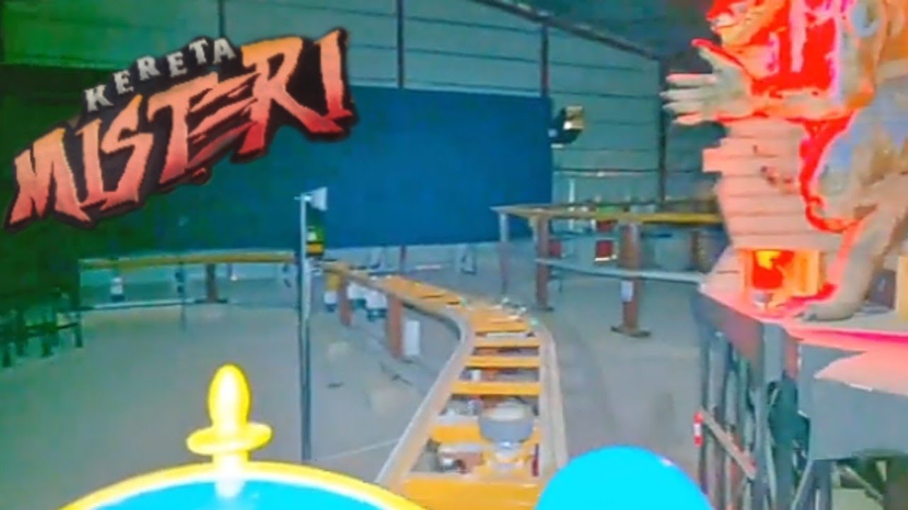 POV:Saat Menaiki Wahana Kereta Misteri Saat Pake Flash On  (DARKNESS COASTER)