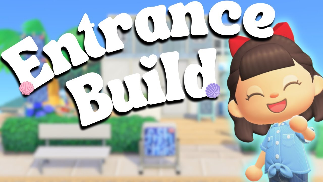 Building The Entrance | British Coastal Summer Island | Animal Crossing New Horizons