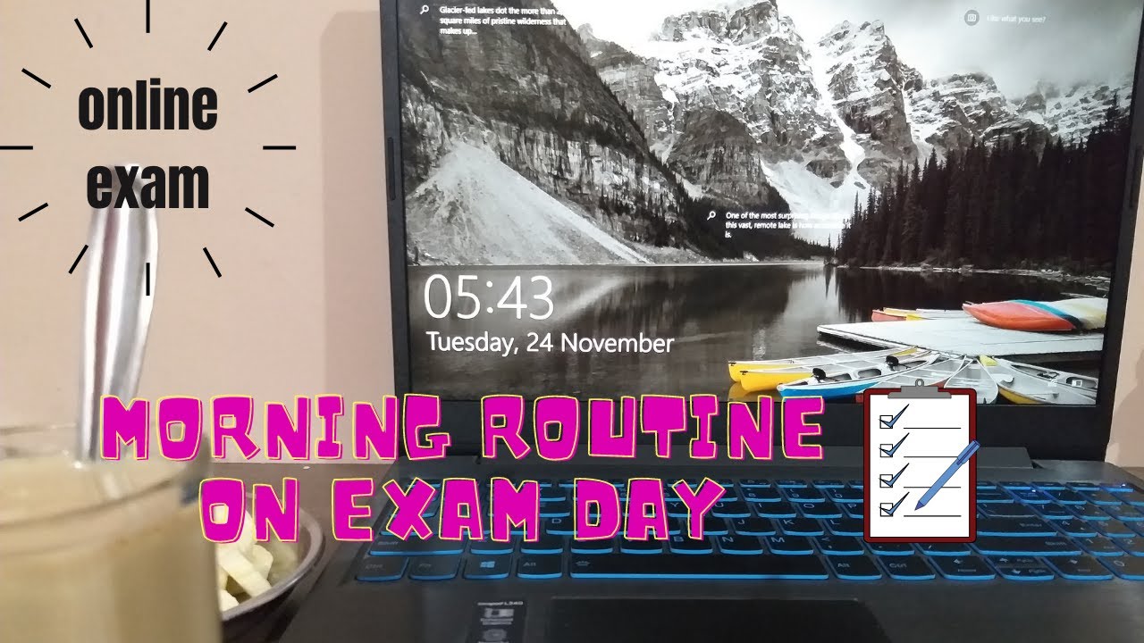 My Morning Routine On Exam Day || Online Exam || Being Productive ✍📚
