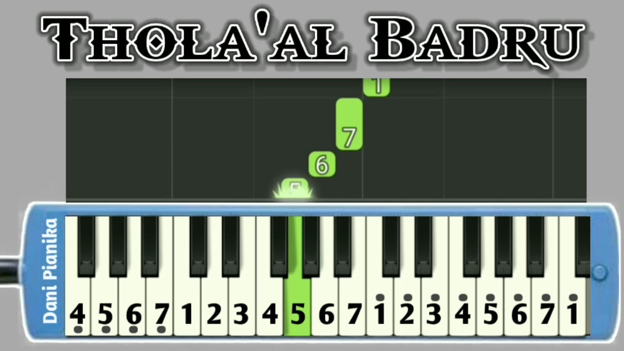 Thola'al Badru 'Alaina - Not pianika