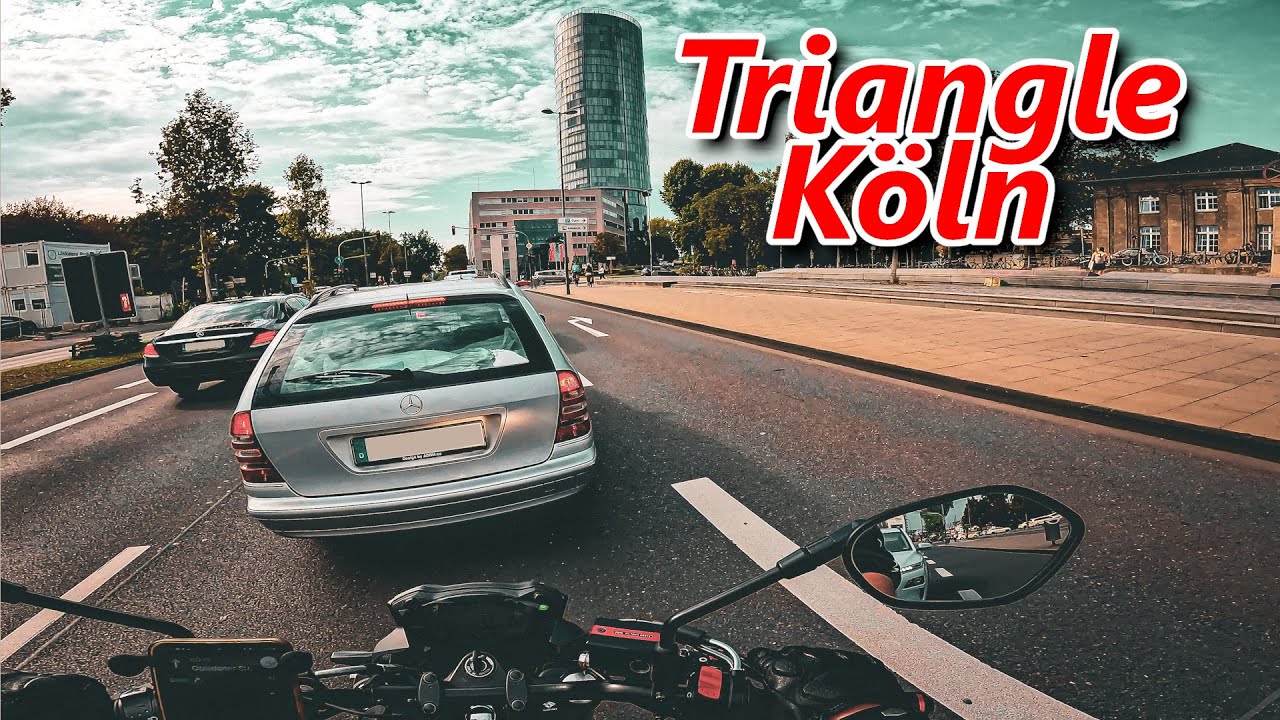 Kann Ich meine Höhenangst überwinden? Köln Triangel - Motorrad Urlaub / Köln Tour
