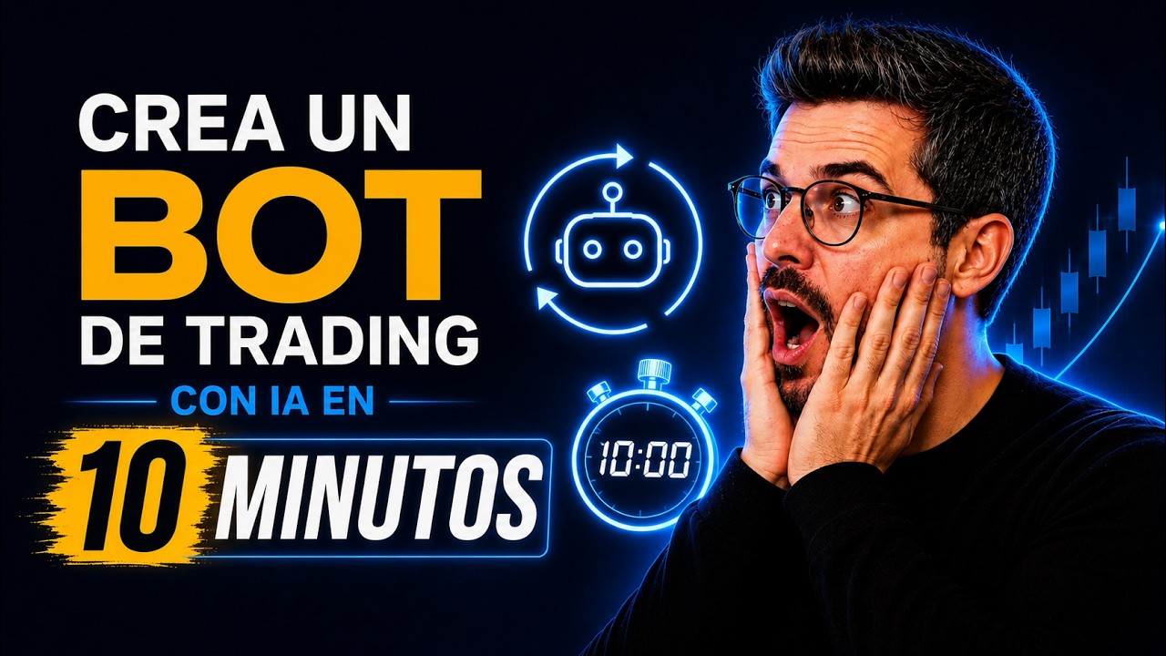 C&oacute;mo Crear un BOT de Trading Autom&aacute;tico con IA (En 10 Minutos)