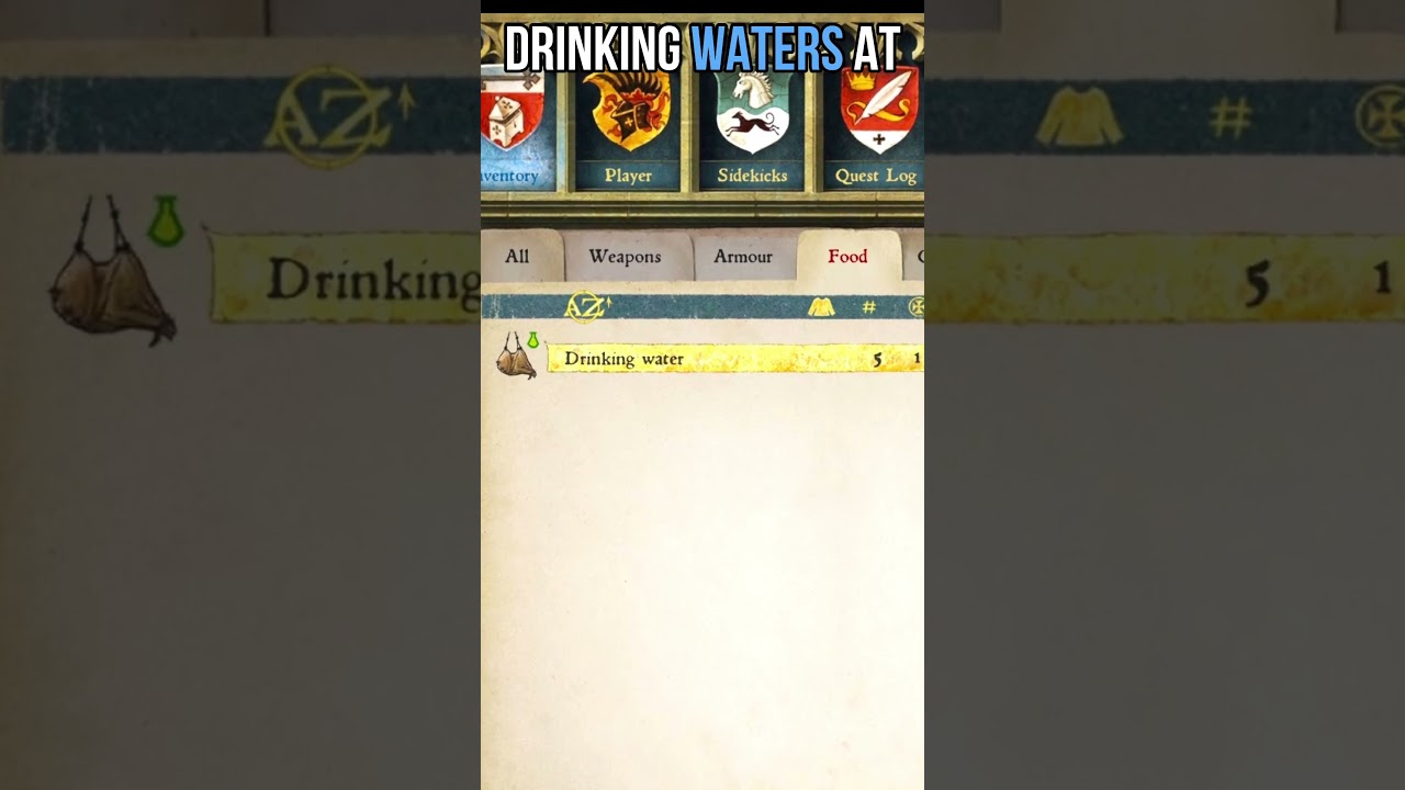 Using Drinking Waters to Duplicate Potions #kingdomcomedeliverance #gaming