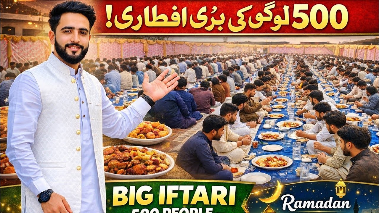500 People Big Iftari | Ramadan Special Vlog
