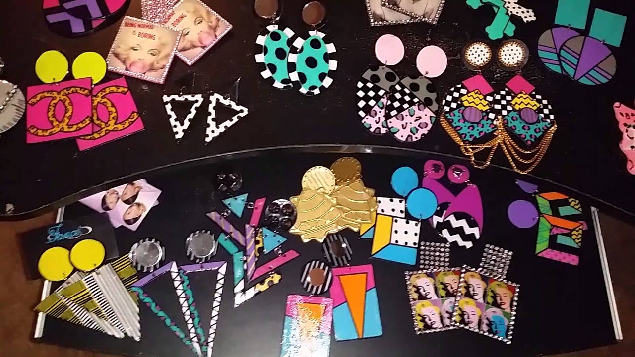 My Collection of Hand Painted Earrings