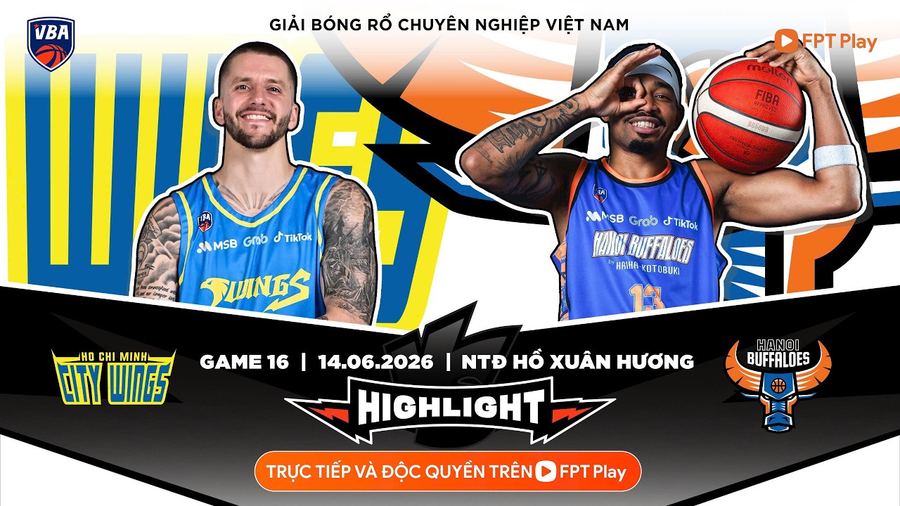 Full Game 16 Highlight | Ho Chi Minh City Wings vs Hanoi Buffaloes | 14.06.2026