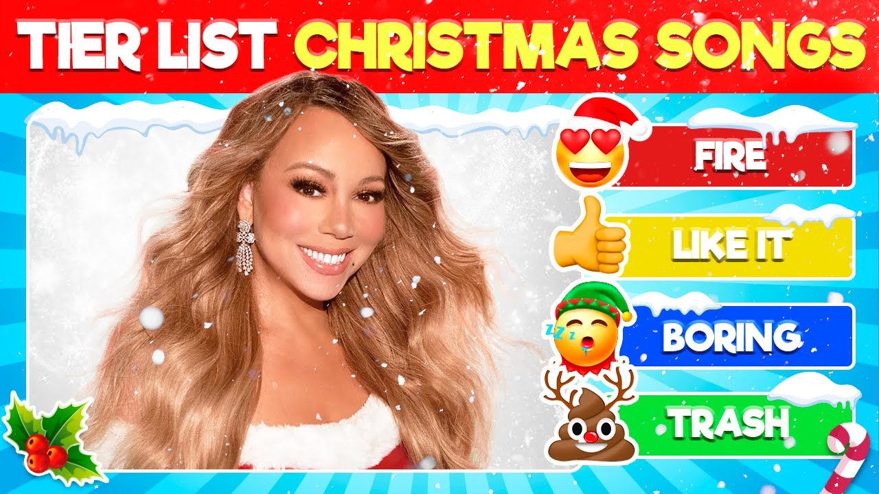 RATE the CHRISTMAS SONG 🎅 🎄 X-Mas Songs Tier List Challenge
