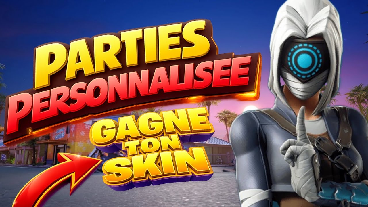 🔴LIVE FORTNITE PP FR🔴🔥Partie personnalisée🔥-FUN-🔥game abo-❗gagne ton skin❗