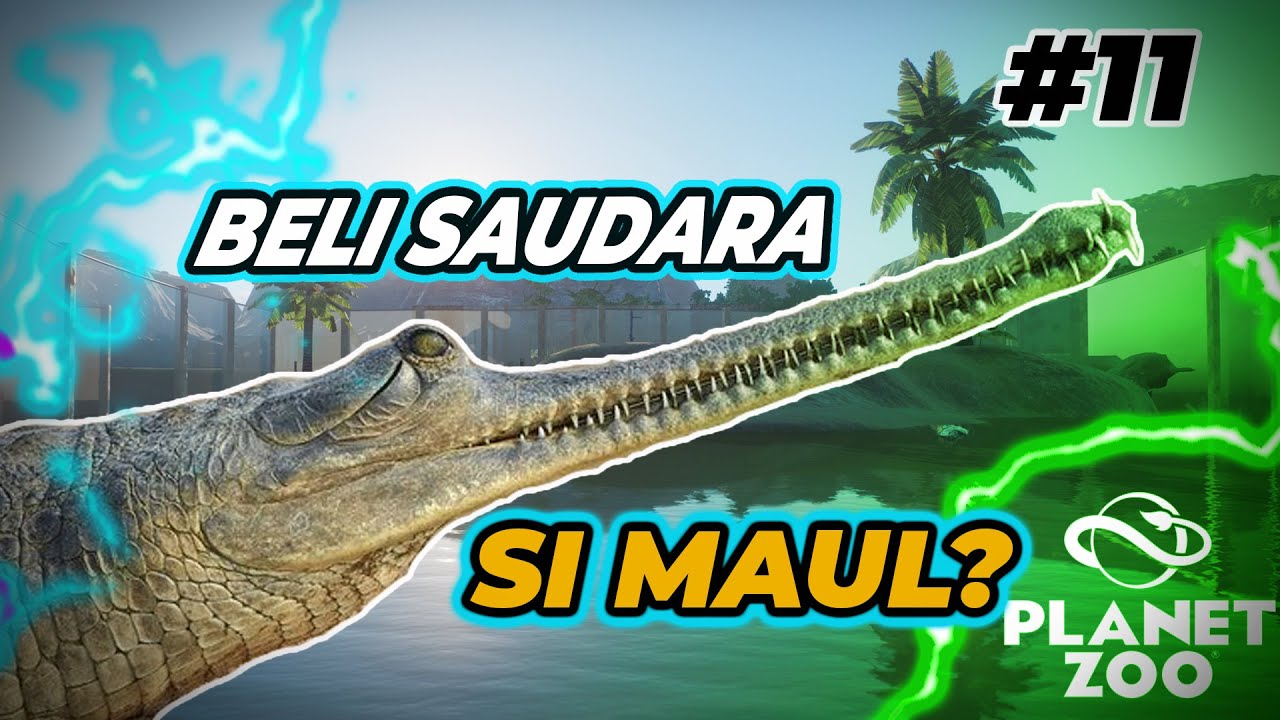 [ 🔴 LIVE ]BELI DAN BUAT KANDANG GHARIAL DI GAMEBELZ ZOO | PLANET ZOO INDONESIA #11
