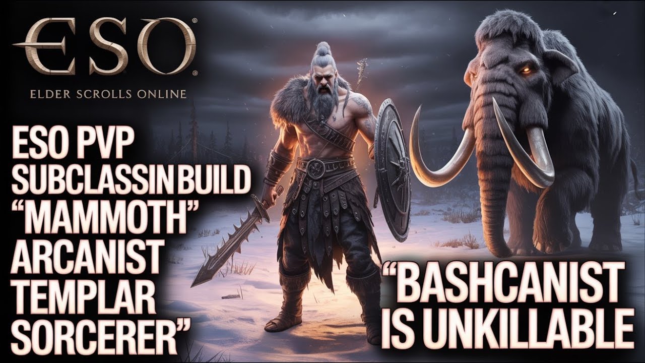 ESO PVP SUBCLASSING BUILD - BASHCANIST IS UNKILLABLE (WITH GAMEPLAY)
