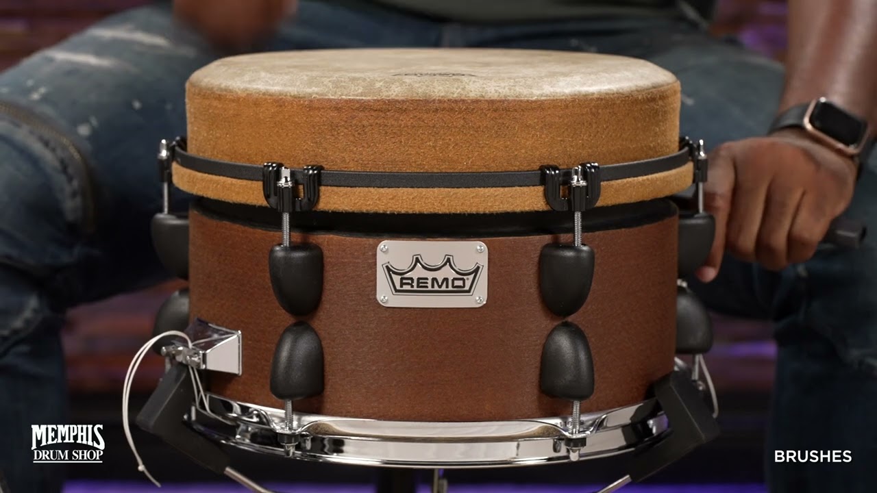 Remo 12x9 Mondo Snare Drum - Brown Earth (MD-3092-05)