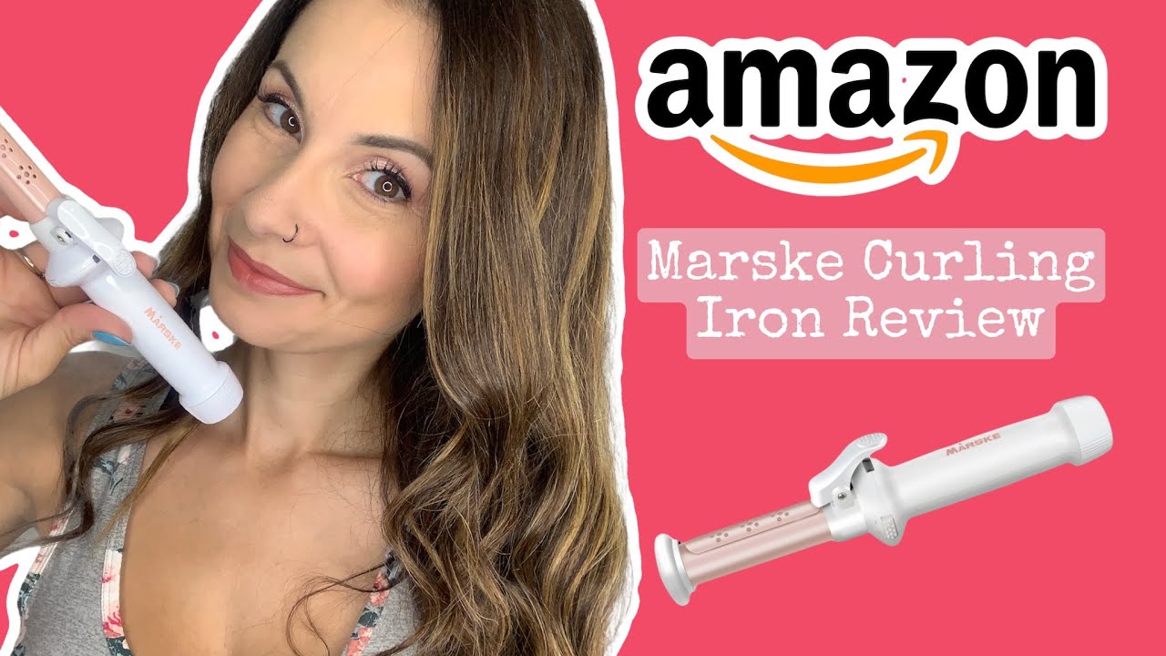 AMAZON Cordless Curling Iron Demonstration and Review
