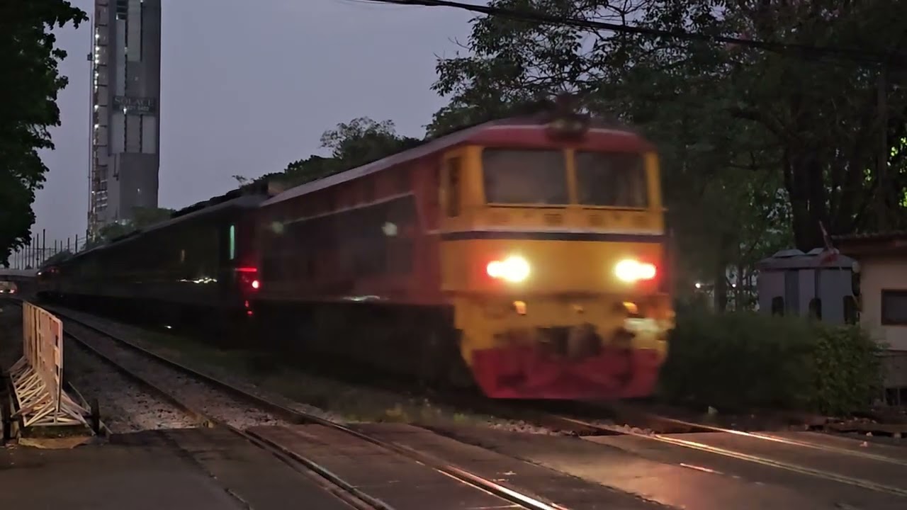 Alsthom 4144 ขบวน 976 SRT PRESTIGE วัดสุวรรณ-กรุงเทพ(หัวลำโพง) 11/3/2568 #รถไฟไทย #srt #train