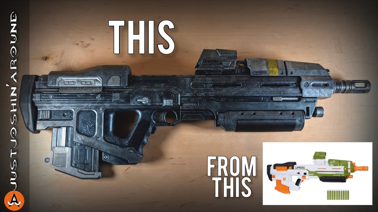 Halo Infinite Assault Rifle Nerf Gun Customization // Just Joshin' Around