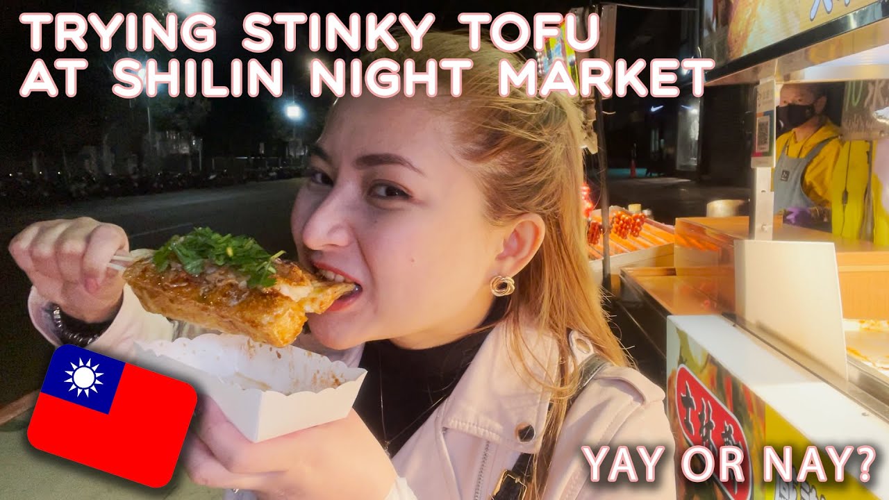 TRYING STINKY TOFU + FOODTRIP AT SHILIN NIGHT MARKET | JOYCE YABUT