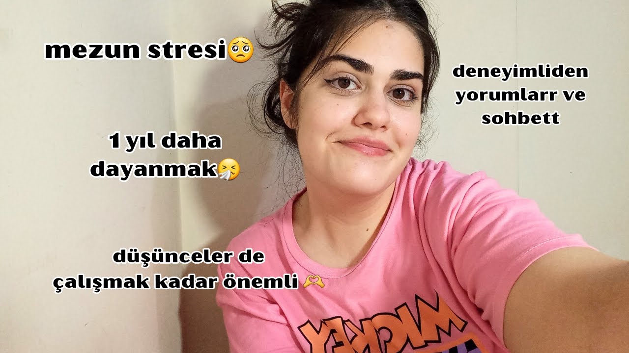 mezun psikolojisi üzerine sohbet ediyoruzz! | stres,çevre baskisi,düşünceler...🥺