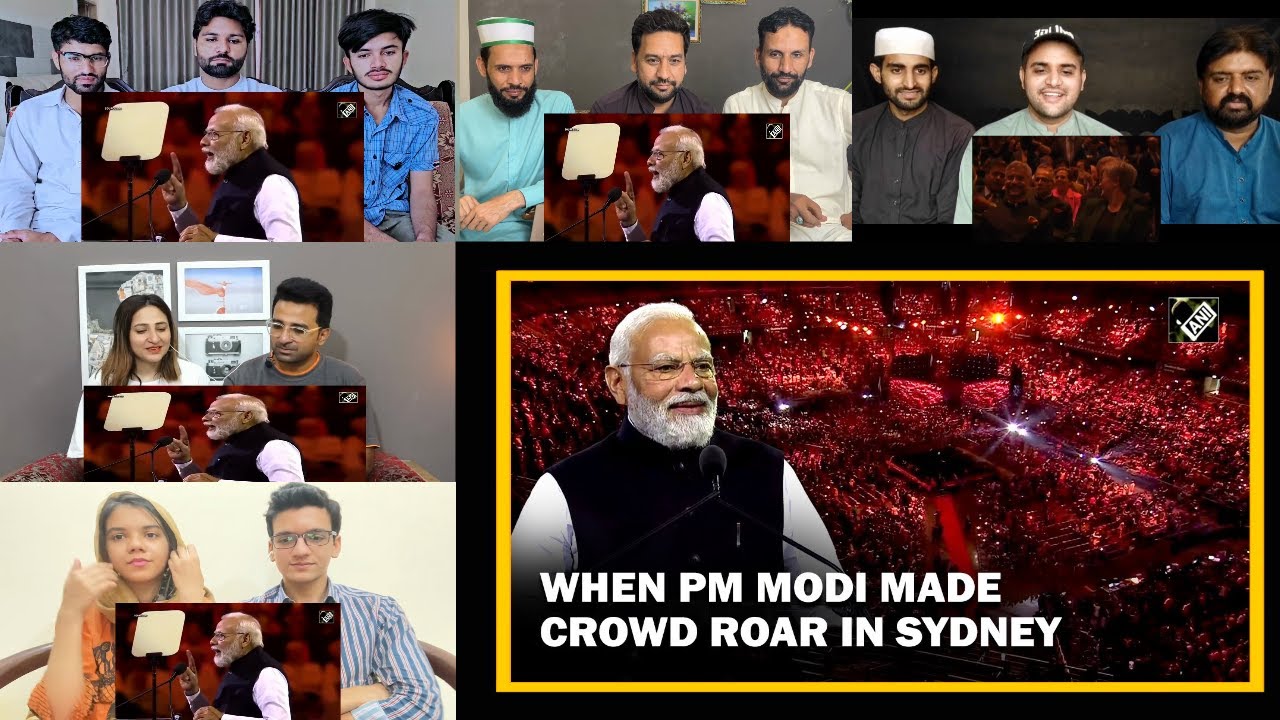 PAKISTANI Reacts to Top highlights of PM Modi’s speech at Qudos Bank Arena in Sydney Mix Reaction