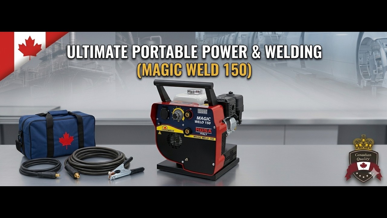 How to choose the Best Welder Generator, Engine-Driven, Canaweld Magic Weld, Mosa