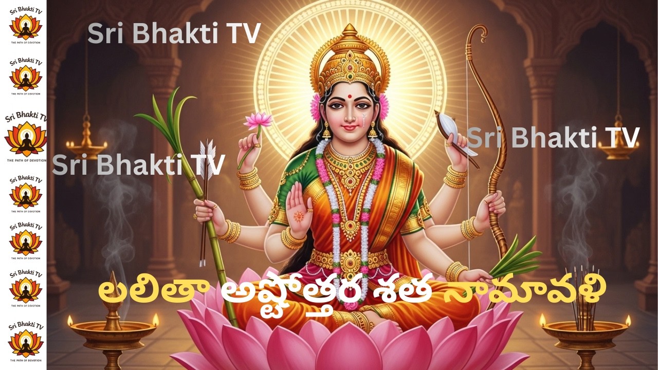 లలితా అష్టోత్తర శత నామావళి | Lalitha Ashtottara Shatanamavali | Powerful Devi Mantra 🙏🌸
