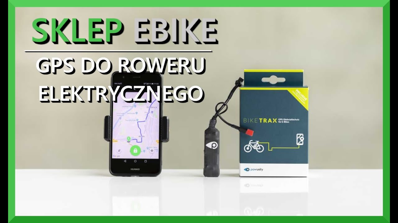 BiKE TRAX, GPS, lokalizator roweru elektrycznego PowUnity  do systemów Bosch , Shimano Steps, Yamaha