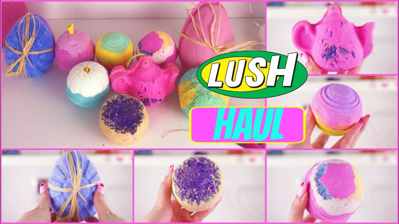 A VERY COLORFUL LUSH BATH BOMB HAUL! 🌈 🦄