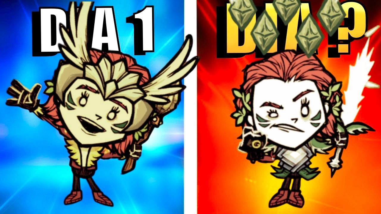 Eu sobrevivi 100 DIAS com a WIGFRID! - Don't Starve Together