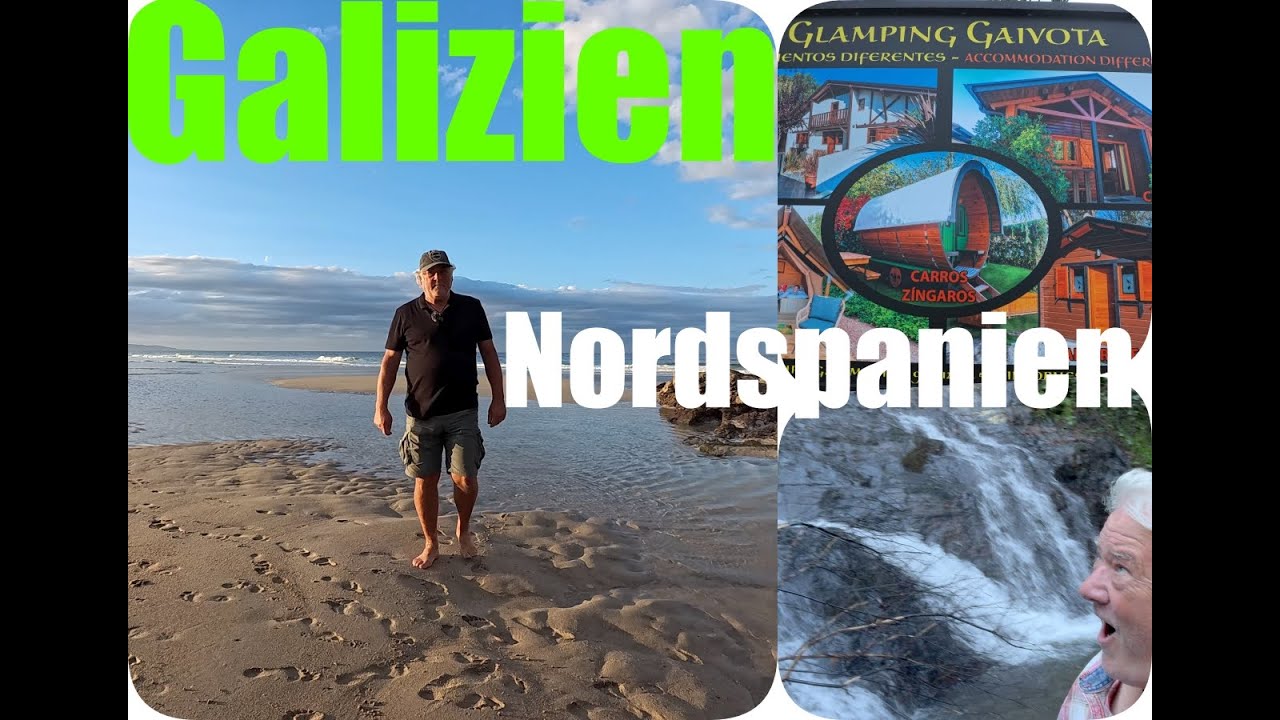 Galizien ein Juwel im Norden Spaniens, Barreiros, Gaivota tolle Campingplatzvorstellung Wasserfall