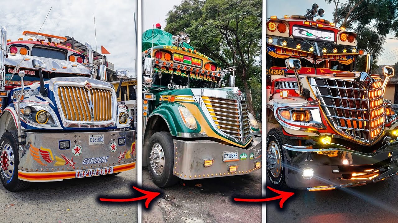Encuentro los buses más modificados de Centro América