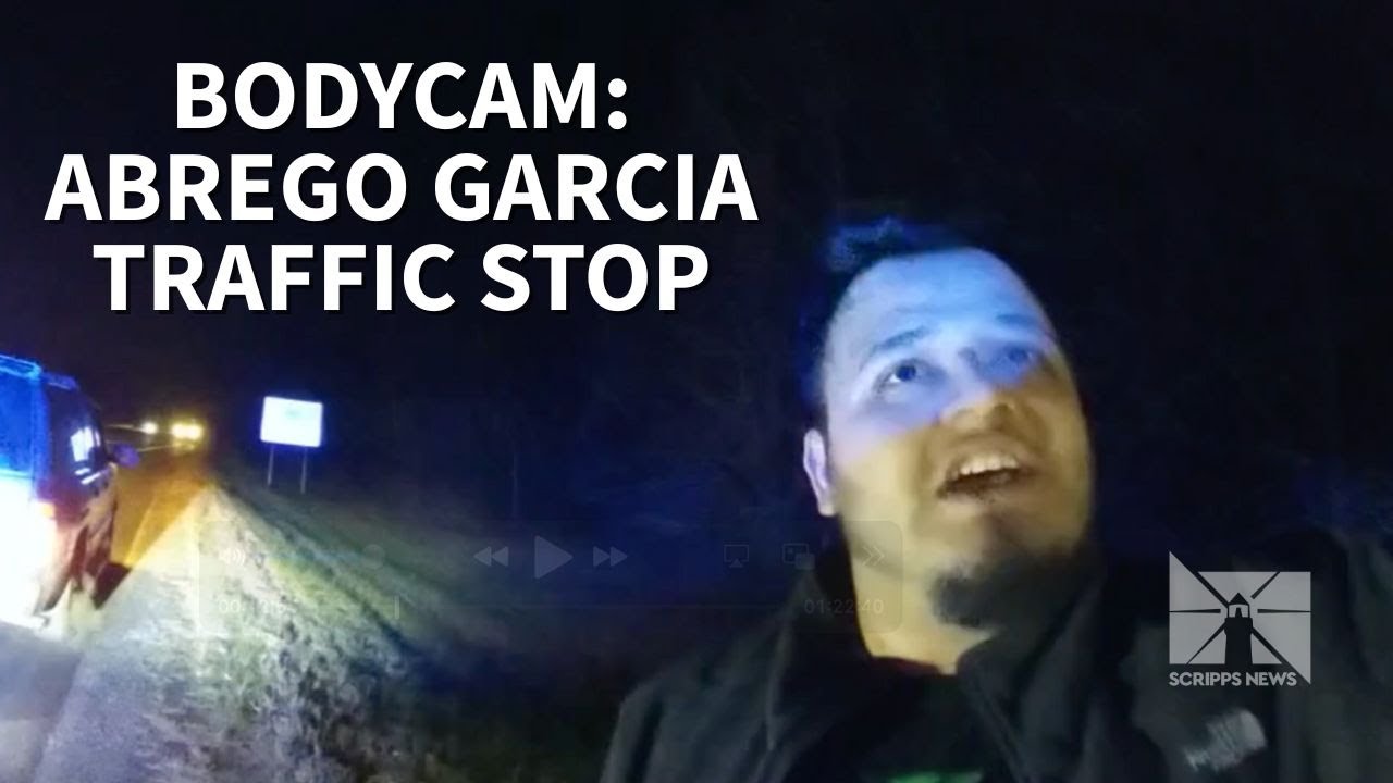 RAW VIDEO: Troopers pull over Kilmar Abrego Garcia in 2022 Traffic Stop