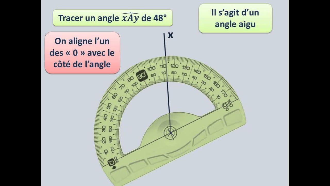 Comment Tracer un Angle avec un Rapporteur FACILEMENT ? 📐