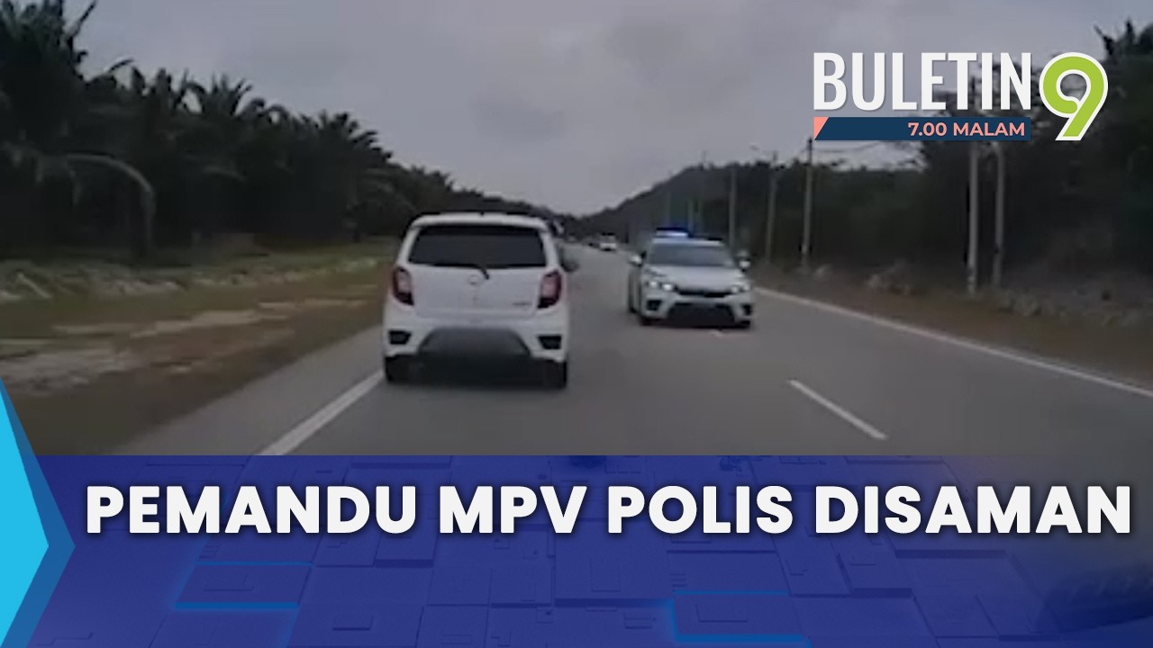 Pemandu MPV Polis Terlibat Kemalangan Disaman (B9)