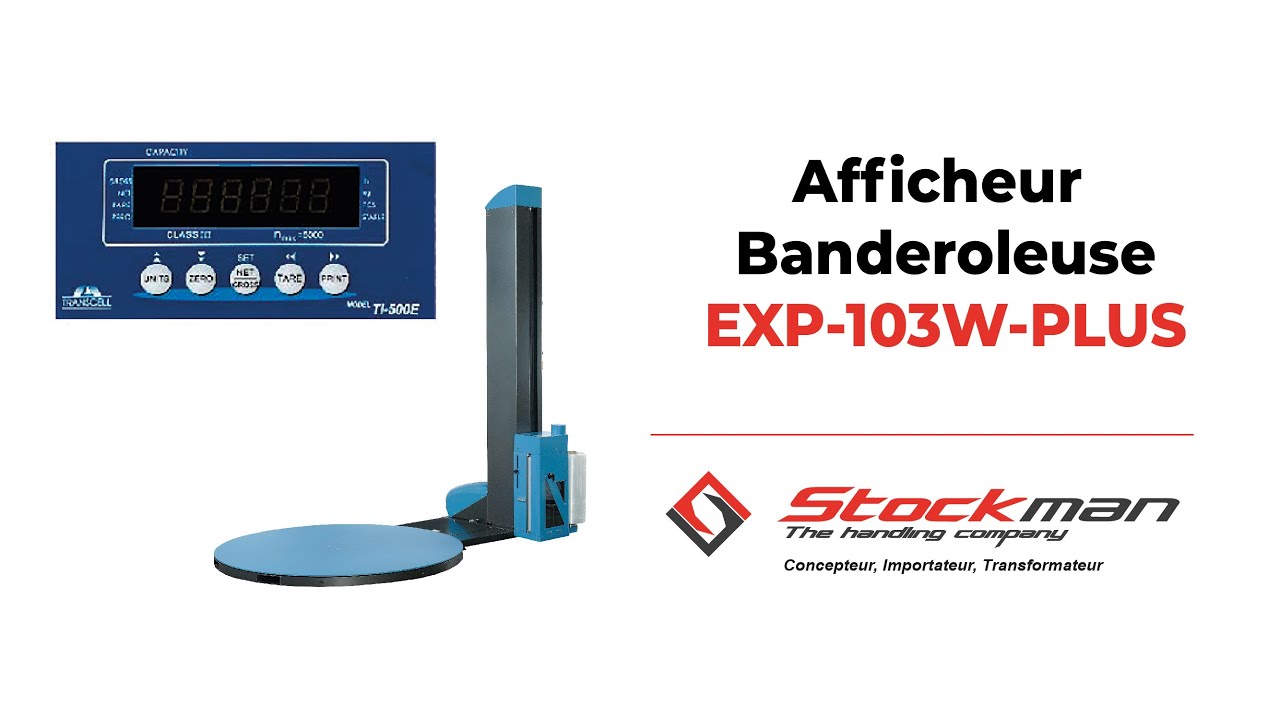 AFFICHEUR BANDEROLEUSE EXP 103W PLUS